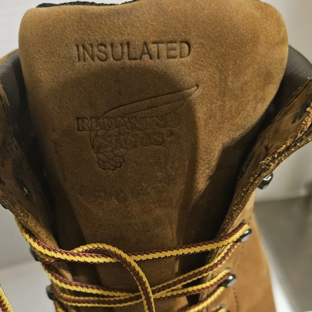 Red Wing 2219 Roughneck Waterproof Insulated Safety Toe Boots Men’s Size 12 Wide